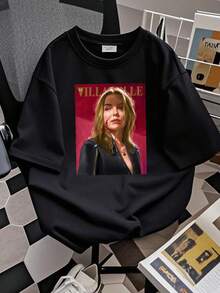 Women T-Shirts - 黑色 - 查看 2