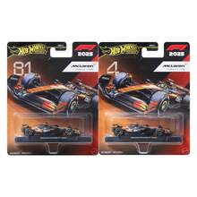 Hot Wheels 1:64 Scale Premium Alloy F1 Collectible Toy Car, Equipped With Real Riders Tires, Metal Body And Chassis - Multicolor - View 2