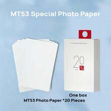 HPRT MT53 Bluetooth Pocket Photo Printer, Portable Mini Home Device, Wireless Bluetooth, 3-Inch Color, Self-Adhesive Photo Paper, AR Video, Thermal Printer - White - View 12