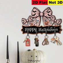 1 buah Gantungan Kunci Kayu Minimalis, Dekorasi Rumah, Dekorasi Halloween, Gantungan Barang Kecil untuk Pintu Masuk - MultiWarna - View 7