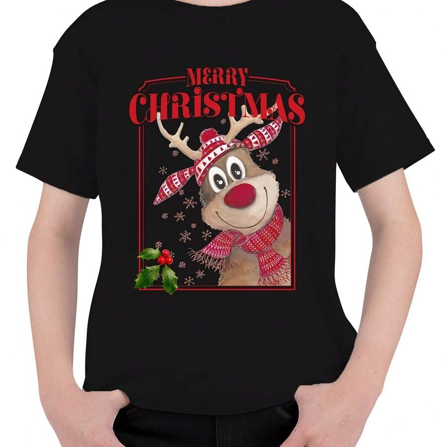 Merry Christmas Reindeer Rudolf - Christmas Xmas Gift Xmas Unisex- - 款式 - 查看 1