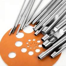 1/2/3/4/5mm Alloy Steel Belt Punch, Household Leather Punching Tool, Straight Mouth Round Hole Punch For Leather Craft - Round Hole - View 5