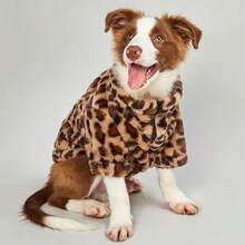 Fashionable Dog & Cat Leopard Print Two-Sleeve Handsome Hoodie Sweatshirt, Cute Zipper Jacket For Pets, Autumn/Winter - Multicolor - View 17