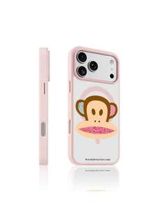 Casing Ponsel Paul Frank Magnetic Matte dengan Lubang Besar, Perlindungan Kamera Anti-Jatuh Menyeluruh, Motif Kartun Monyet dan Bunga, Gaya Baru Kompatibel dengan Seri 11/12/13/14/15/16/17 Pro Max, Hadiah Liburan, Perjalanan Sehari-hari, Pelindung Anti-Jatuh yang Sangat Menarik - MultiWarna - View 3