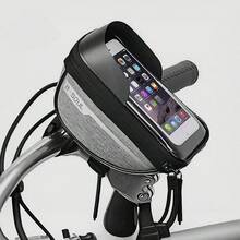Mountain Bike Bag Touchscreen Handlebar Phone Holder Bag Bicycle Bag Bicycle Phone Storage Bag Cycling Accessories - Multicolor - View 2