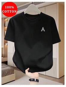 Men T-Shirts - 黑色 - 查看 2
