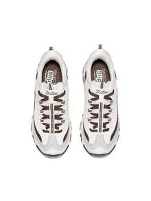 Skechers Women's Classic Retro Patchwork Chunky Sole Dad Shoes Daily Commute Casual Sneakers Panda Shoes - Black, Gray and White - View 5