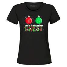 Christmas Chest Funny Matching Couples Women's T-Shirt Christmas Shirts - 款式 - 查看 1