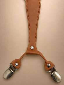 2.5cm High Elasticity Suspenders For Men - Champagne - View 7