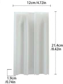 1pc Rectangular Candle Shaped Silicone Mold, High Elasticity & Heat Resistant, Multi-Purpose, Suitable For Making Candles And Holiday Home Decor, Easy To Clean, Reusable - Multi-color - View 16