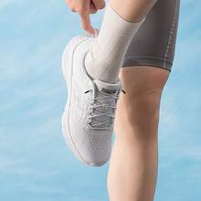 Skechers Women's GO RUN Series Breathable Flyknit Lightweight Non-Slip Cushioned Running Shoes - White - View 4
