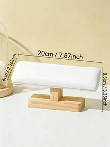 1PC/2PCS Wooden Single Layer Bracelet Storage Rack Headband Necklace Watch Bracelet Display Stand Jewelry Headscarf Display Prop Accessory Decoration Rack - Log Flat Single Layer Bracelet Stand - View 3