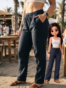 Women Pants - Black - View 7