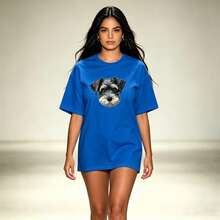 Women Senior T-Shirts & Tops - Blue - View 4