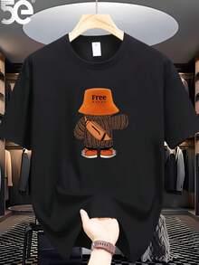 Men T-Shirts - Black - View 5