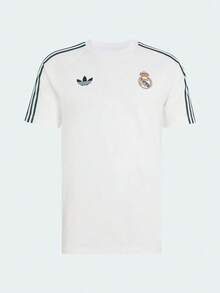 Adidas Men's REAL OG TEE Short Sleeve Knit Collarless T-Shirt TKY9477 - White - View 2