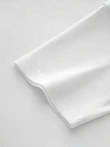 [Impresión a Doble Cara] Camiseta de Manga Corta Estampada - Dreamy, ¡La Elección Perfecta para la Moda de Primavera y Verano! (Sin lentejuelas) - Blanco - Ver 7