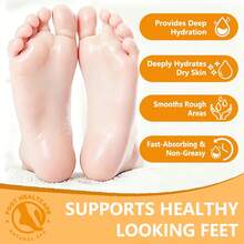 80% Urea Hand & Foot Moisturizing Cream, Long-Lasting Hydration, Suitable For Dry And Cracked Feet And Heels, Nourishes Dry Feet And Heels, Prevents Foot Cracking, Makes Feet Smooth And Soft, Moisturizes And Nourishes Feet - Fragrant - View 7
