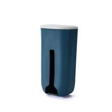 1PC Plastic Bag Storage Box, No-Drill Wall-Mounted, Vertical Trash Bag Dispenser With Lid, Kitchen Wall Shopping Bag Organizer, Visible Window Design, Easy Storage For Plastic Bags And Carry Bags, Simple Installation Without Damaging Walls, Home Storage Essential - Multicolor - View 6