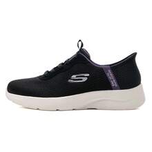 Skechers Women's Slip-Ins Hands-Free Slip-On Casual Walking Shoes Breathable Lightweight Cushioned Sneakers - Black - View 2