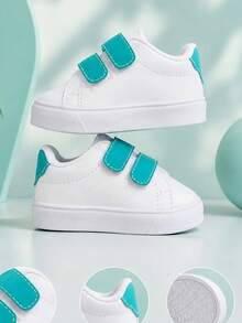 MT Mania de Tenis Tênis Infantil Casual Branco com Verde Água Unissex Fechamento em  Confortável Antiderrapante - Verde - Visão 5