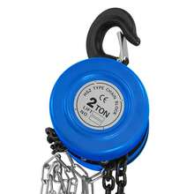 YUNRUX 2-Ton Capacity 10-Foot Manual Chain Hoist With Hook - Blue - View 2