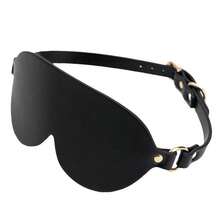 PU Leather Eye Mask, Blackout Eye Mask, Suitable For Halloween Cosplay And Masquerade - Multicolor - View 12