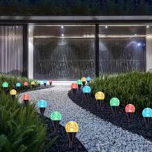 Vintage Sparkling Crystal Globe Solar Path Lights With Bubbled Glass Refraction Waterproof Outdoor Lawn Yard Patio Decoration - Black - View 6
