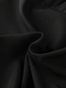 Women's Hooded Utility Jacket With Adjustable Cinched Waist Flap Pockets Zip Front Casual Mid Length Coat - Black - View 10