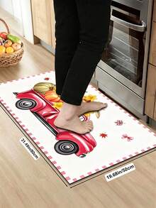 1/2pcs Autumn Thanksgiving Pumpkin Pattern Doormat, Outdoor Welcome Mat, Carpet, Autumn Floor Mat, Thanksgiving Front Door Mat - Multicolor - View 12