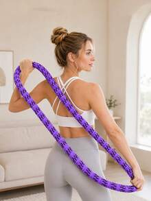 Tali Yoga Cocok untuk Yoga, Pilates, dan Kebugaran. Terbuat dari tali yang lembut, tali ini ideal untuk latihan yoga dan pilates, menjadikannya sempurna untuk latihan di rumah, gym, dan dalam ruangan, cocok untuk semua musim. Peralatan Yoga Pilates. - MultiWarna - View 2