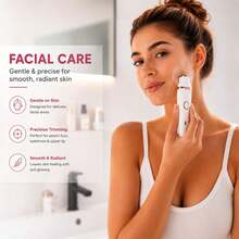 TOUCHBeauty Set Pemangkas Elektrik Multifungsi 7-in-1 untuk Wanita, Dilengkapi Baterai Isi Ulang 220mAh, Alat Pencukur Bulu Wajah Portabel, Alis, Hidung, Bikini, dan Tubuh, Cocok untuk Perjalanan dan Penggunaan di Rumah - alat cukur mini - View 4