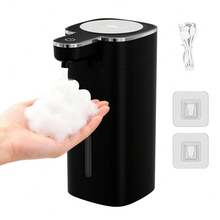 [1pc USB Rechargeable, 420ML Large Capacity, Long Battery Life]High Quality, Automatic Sensor, Smart, Soap Dispenser, Bathroom, Kitchen, Toilet, Hand Soap Dispenser, Smart Touchless, No Installation Required - A - View 6