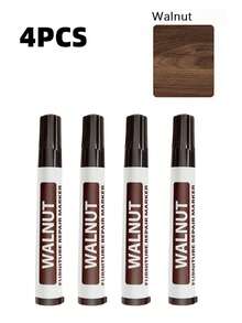 1pc Brown/Walnut Color Wood Furniture Repair Marker, For Covering Scratches, Dents, Wood Cracks, Tabletop Holes On Furniture And Floors, Random Old Or New Model Shipped - 均碼 - 查看 9