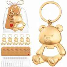 4/6/9/10/12/15 Peças Conjunto de Abridor de Mamadeira de Bebê Urso & Acessórios | Presente de Agradecimento Perfeito para Convidados de Festa de Mães Grávidas | Caixa de Presente Prática, Fofa e Memorável - A - Visão 12