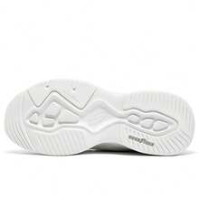 Skechers Women's Thick-Sole Mesh Sneakers Lightweight Height-Increasing Non-Slip Daily Commuting Casual Sports Shoes Dad Shoes Panda Shoes - White - View 9