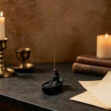 1pc Creative Fishing Sandalwood Incense Stick Holder, Tea Ceremony Incense Burner Decor, Gift For Relatives, Friends And Family - View 5