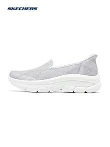 Skechers Women's SLIP-INS Hands-Free Slip-On Walking Shoes Breathable Thick Sole Cushioned Casual Sneakers - Grey - View 3