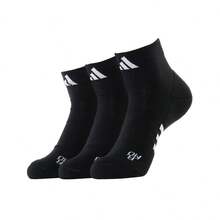 Adidas 3 Pairs PRF CUSH MID Mid-Calf Training Fitness Sports Socks IC9519 - Black/white - View 2