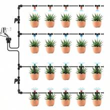 Push In Drip Irrigation Emitter Suitable For 1/4 Inch Pipes, Adjustable 360 Degree Vortex Drip Emitter For Irrigation Drip Irrigation, Rotating Drip Sprinkler Head For Precise Irrigation, Suitable For Garden Irrigation Systems - A - View 9