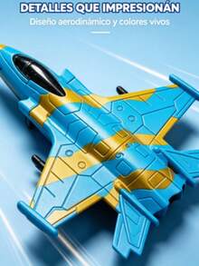 Avión de combate de control remoto de 2 canales para niños, juguete de avión RC, 2 colores surtidos, pilas no incluidas, regalo ideal para niño - Multicolor - Ver 9