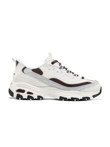 Skechers Women's Classic Retro Patchwork Chunky Sole Dad Shoes Daily Commute Casual Sneakers Panda Shoes - Black, Gray and White - View 2