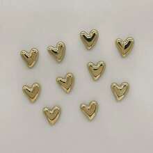 5/10/15pcs Gold Heart-Shaped Refrigerator Stickers, Cute Decorative Magnets, Suitable For Home Kitchen And Office Whiteboard Decoration, Refrigerator Kitchen Magnets, Valentine's Day, Mother's Day Gifts - Multicolor - View 12