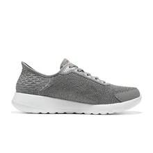 Skechers Sepatu Jalan Kasual Slip-On Bebas Genggam Seri GO WALK Pria - Dark Grey - View 3