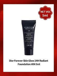Dior Forever Skin Glow 0N Shade 5ml Mini Sample 24-Hour Long-Lasting Wear Radiant Moisturizing Skin-Fitting Foundation SPF50 PA+++ With Niacinamide & Peptides Travel Size Concealing Base - Foundation ON-5ML - View 9
