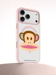 Casing Ponsel Paul Frank Magnetic Matte dengan Lubang Besar, Perlindungan Kamera Anti-Jatuh Menyeluruh, Motif Kartun Monyet dan Bunga, Gaya Baru Kompatibel dengan Seri 11/12/13/14/15/16/17 Pro Max, Hadiah Liburan, Perjalanan Sehari-hari, Pelindung Anti-Jatuh yang Sangat Menarik - MultiWarna - View 2