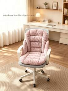 Ultra-Soft Lumbar Support Chair Cushion – Non-Slip Backrest Pad For Office, Dining & Patio Chairs - Multicolor - View 18