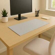 1pc Leather Desk Mat, Eye-Protection Desk Pad, Waterproof Wash-Free Tablecloth, Leather Dining Table Mat, Office Desk Pad, Student Study Desk Mat, Office Computer Desk Pad, Easy To Clean Durable Long Tablecloth, Suitable For Table, Office Desk, Study Desk, Gaming Table, Side Cabinet/Coffee Machine, Kitchen And Living Room Countertop Protection Mat - PU Leather Placemat - View 103