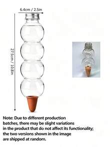 New Large Capacity Automatic Watering Device, Transparent Self-Absorbing Water Ball With Clay Tip, Slow-Release Drip Irrigation Plug For Potted Plants, Home Gardening Hands-Free Watering Tool, 2027 New Year Gift, Party Favor - New Model - View 7