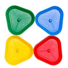 6pcs Colorful Triangle Hands-Free Card Holder Set, Poker Game Stand, No Clips, Durable PVC Material, Spring-Loaded Design, Easy To Use - Suitable For Board Games, Poker Games, Family Game Night, Christmas And New Year Celebrations - Multicolor - View 9
